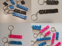 porte cle prenom